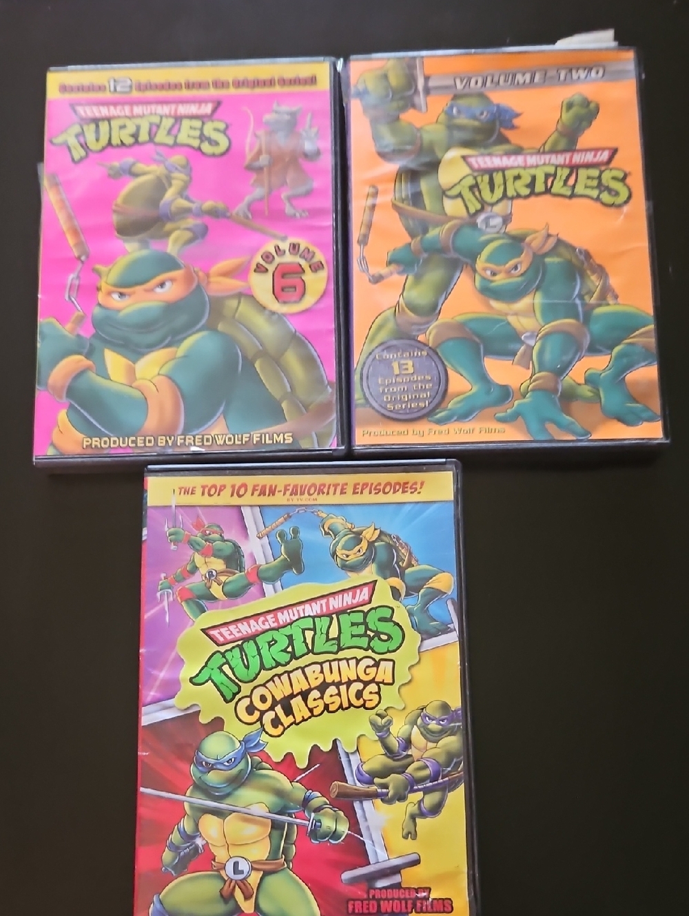Teenage Mutant Ninja Turtles 3 DVDs